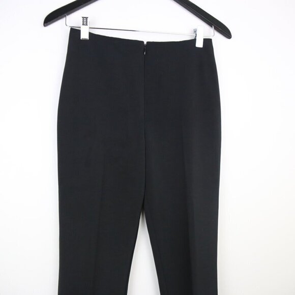 Joseph Ribkoff Crepe Pleated Front Black Dress Pants Size 2 - Picture 2 of 6